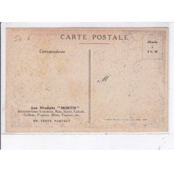 PUBLICITE : Les produits MORTIS (dératiseur - cafards) illustré par Demont Edmond - très bon état
