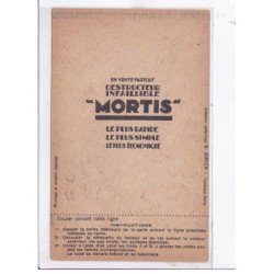 PUBLICITE : Les produits MORTIS (dératiseur) illustré par Louis GOUGEON - très bon état