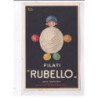PUBLICITE : pelote de laine FILATI RUBELLO illustrée par FATY - très bon état