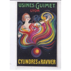 PUBLICITE : usines Guimet à Lyon (cylindres a raviver) - très bon état