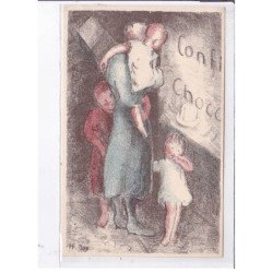 PUBLICITE : Arbeiter kinderwoche - (semaine du travail des enfants) - illustré par BAY - très bon état