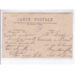 VILLENEUVE-sur-LOT: voyage présidentiel octobre 1907, concours de façade, J. Dedieu - très bon état