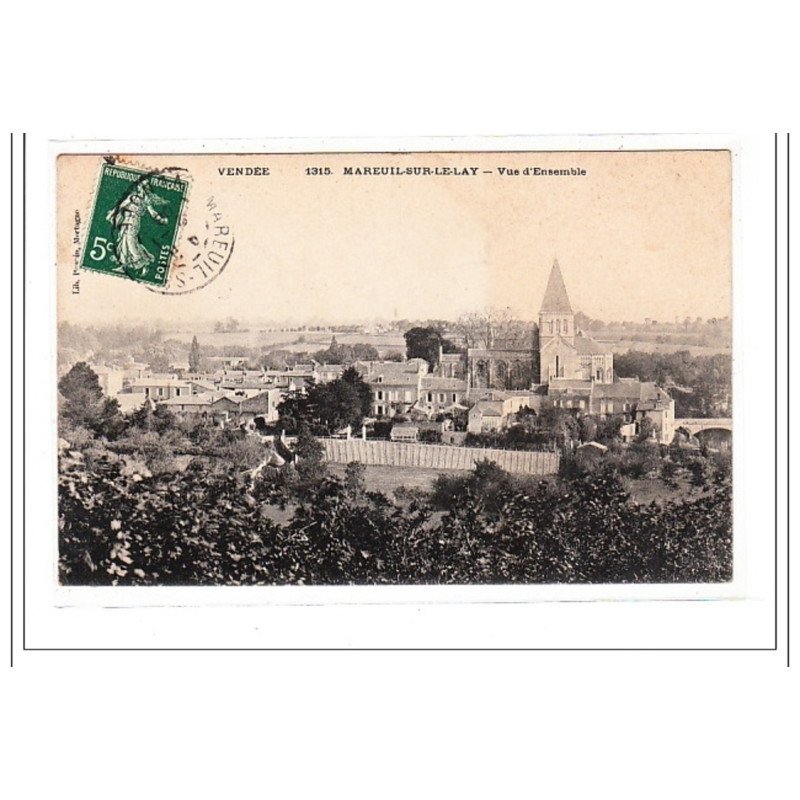MAREUIL-sur-le-LAY : vue d'ensemble - tres bon état MAREUIL-sur-le-LAY : vue d'ensemble - tres bon état