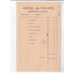 MEYRUEIS: hôtel de france - état