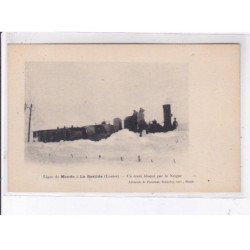 LA BASTIDE: un train bloqué par la neige - très bon état