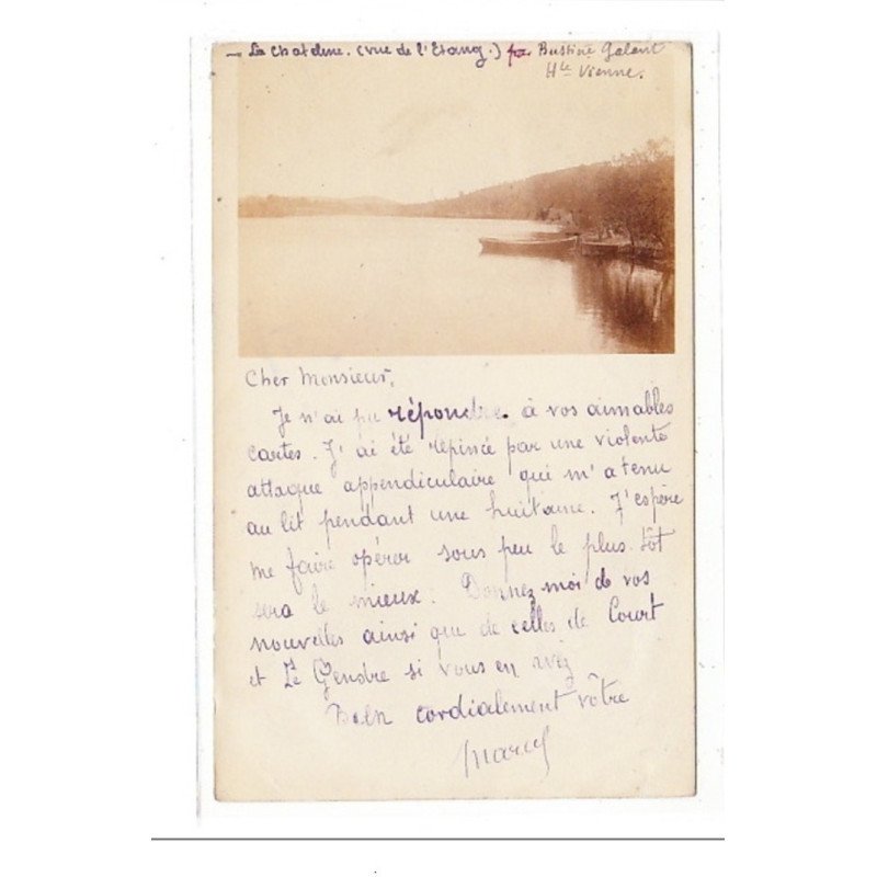 HAUTE-VIENNE : un lac - tres bon état