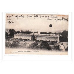 LIMOGES : vue generale (ballon rond) - tres bon état