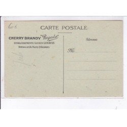 PUBLICITE : Cherry Brandy Regals - Mistinguett illustrée par Gesmar (Versailles - Nuits Saint Georges) - très bon état