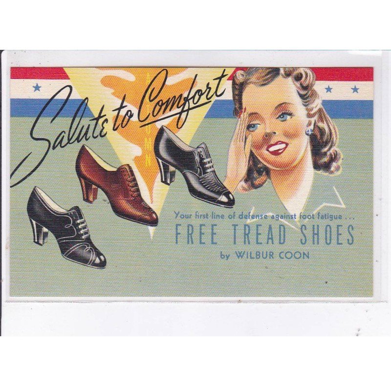 PUBLICITE : chaussures Free Tread Shoes by Wilbur Coon - très bon état