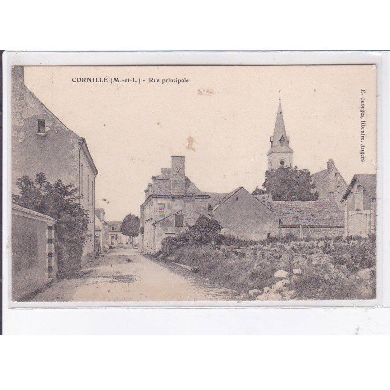 CORNILLE: rue principale - très bon état