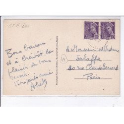 LE COUDRAY-MACOUARD: la place de la poste - état