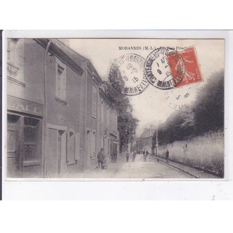 MORANNES: rue principale - très bon état