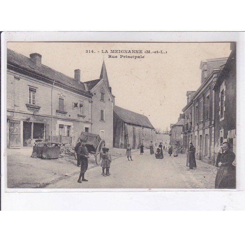 LA MEIGNANNE: rue principale - très bon état