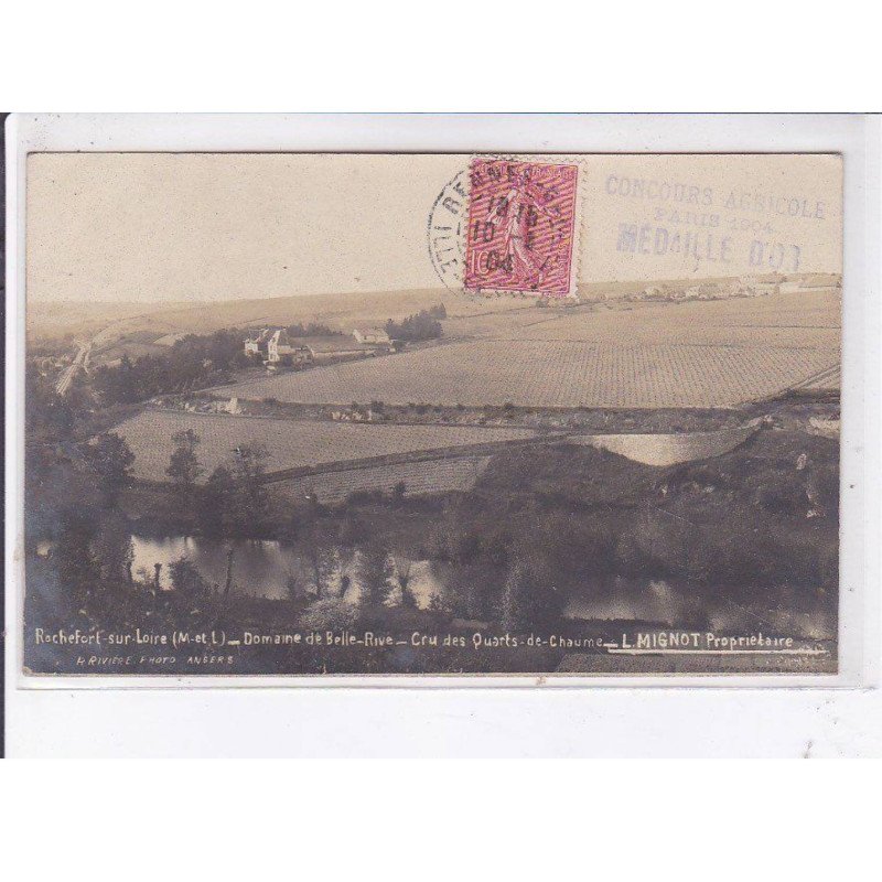 ROCHEFORT-sur-LOIRE: domaine de belle rive, cru des quarts-de-chaume - très bon état
