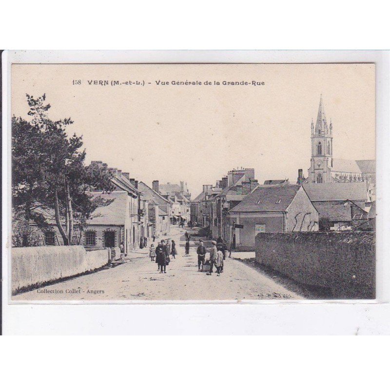 VERN: vue générale de la grande-rue - très bon état