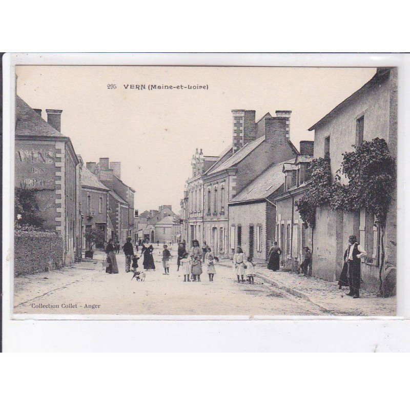 VERN: scène de rue - très bon état