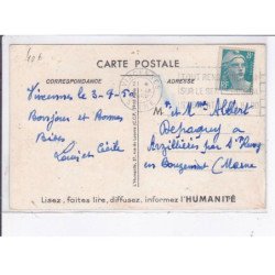 PUBLICITE : fête de l'Humanité au bois de Vincennes en 1950 - très bon état