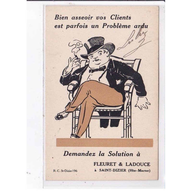 PUBLICITE : La solution Fleuret et Ladouce à Saint Dizier - bon état