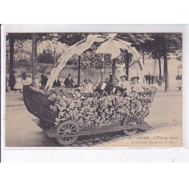 ANGERS: la fête des fleurs, la corbeille fleurie - très bon état