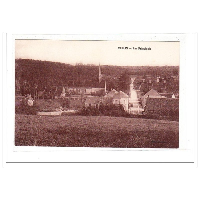 VERLIN : rue principale - tres bon état