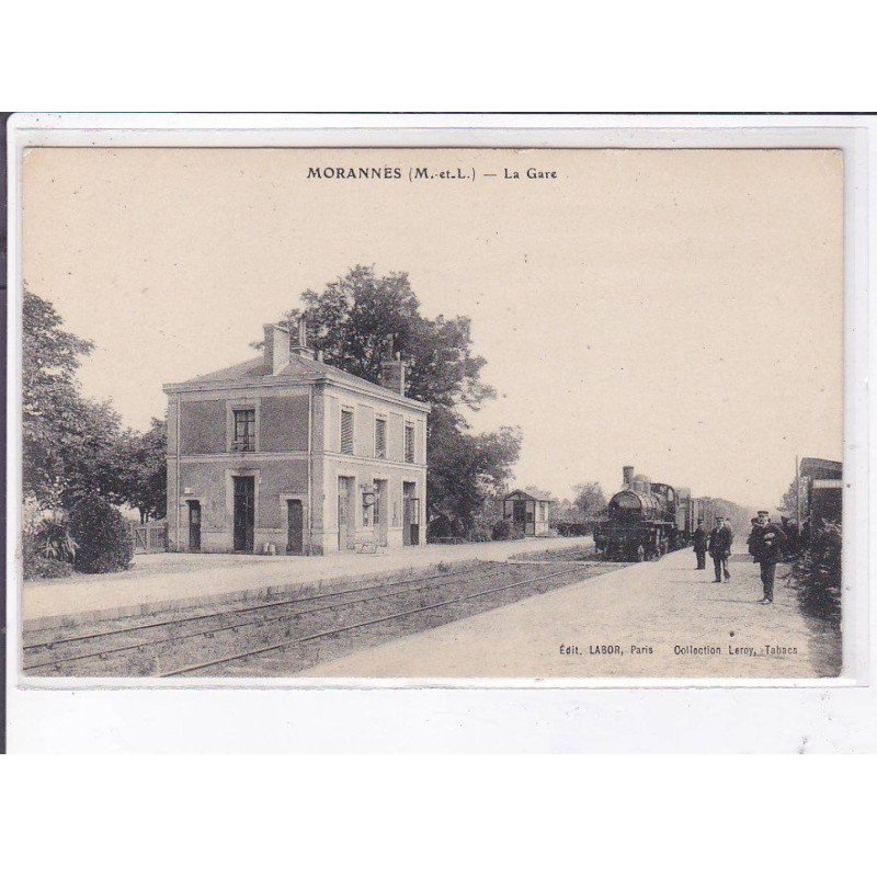 MORANNES: la gare - état