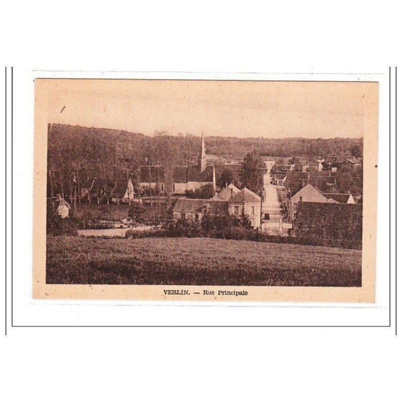 VERLIN : rue principale - tres bon état