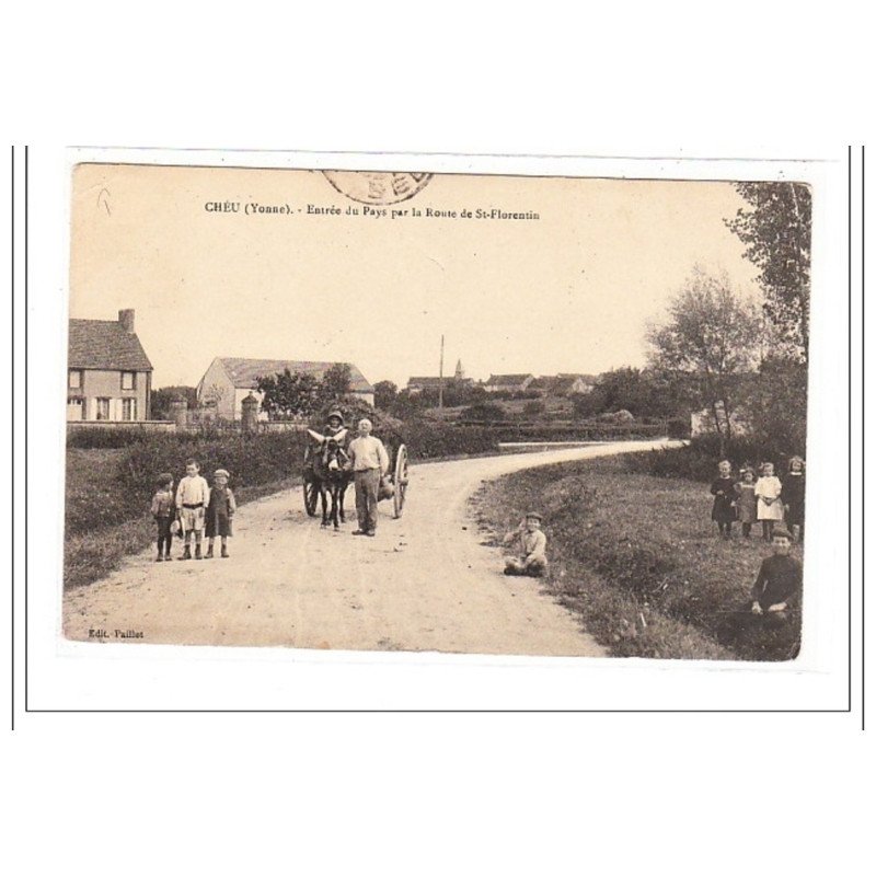 CHEU : entrée du pays par la route de st-florentin - état