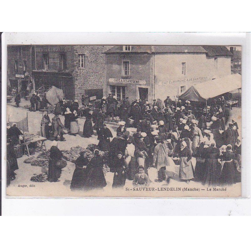 SAINT-SAUVEUR-LENDELIN: le marché - état