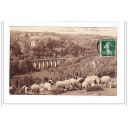 CHASTELLUX : moutin sur colline avec vue du pont - tres bon état