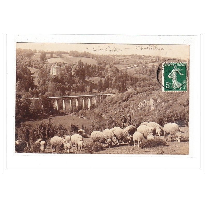 CHASTELLUX : moutin sur colline avec vue du pont - tres bon état
