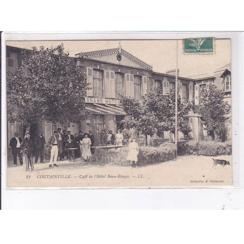 COUTAINVILLE: café de l'hôtel beau-rivage - très bon état