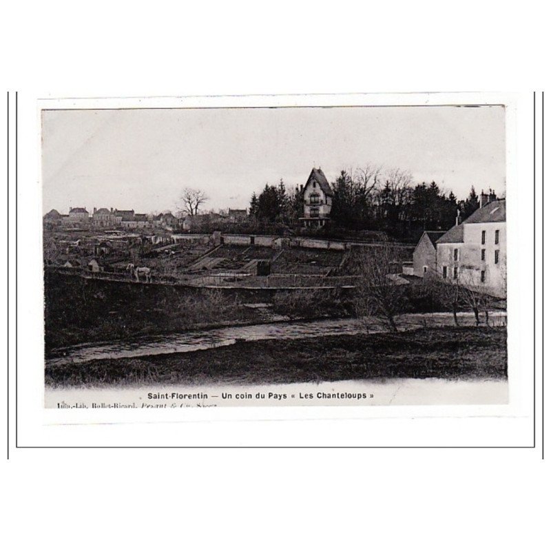 SAINT-FLORENTIN : un coin de pays """"les chanteloups"""" - tres bon état SAINT-FLORENTIN : un coin de pays """"les chanteloups"""" - tres bon état