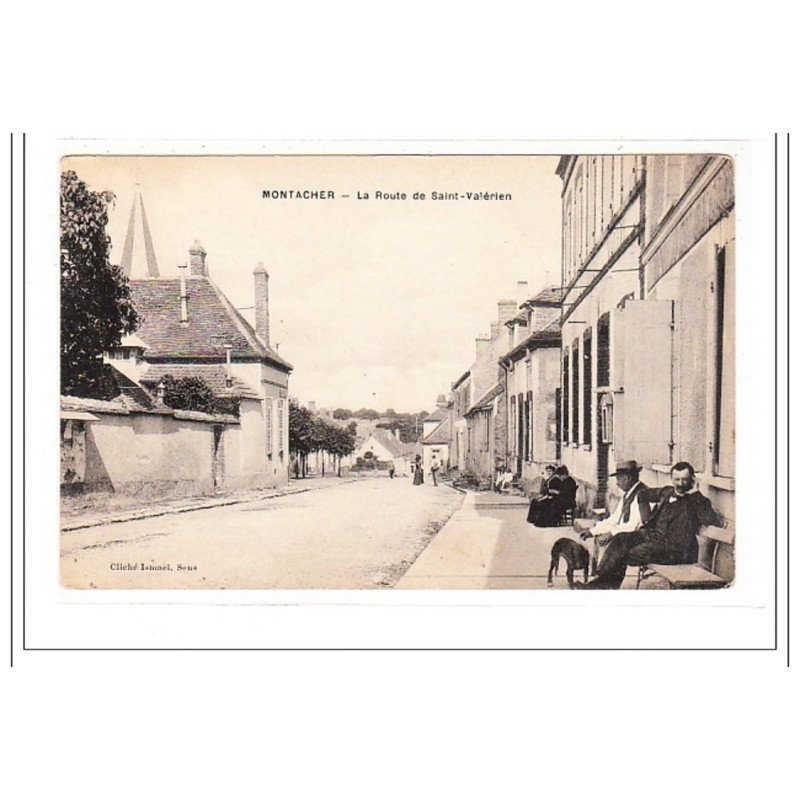 MONTACHER : la route de saint-valerien - tres bon etat
