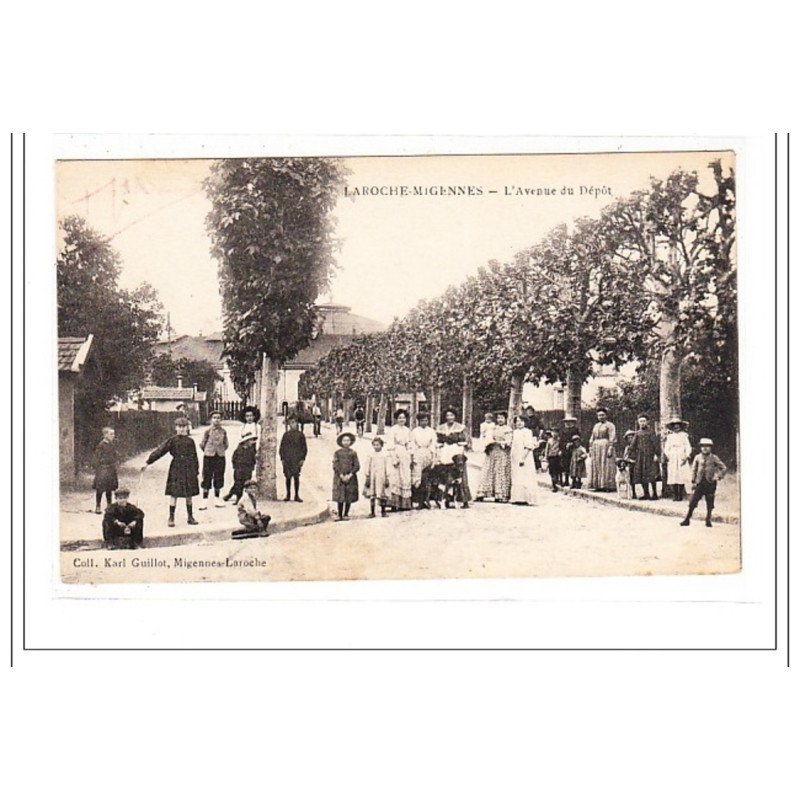 LAROCHE-MIGENNES : l'avenue du depot - tres bon etat