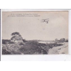 BOUY-VINCENNE: aéroplane, par le capitaine Marconnet et le lieutenant Fequant, aviation - très bon état