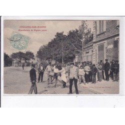 CHÂLONS-sur-MARNE: manufacture de papiers peints - très bon état