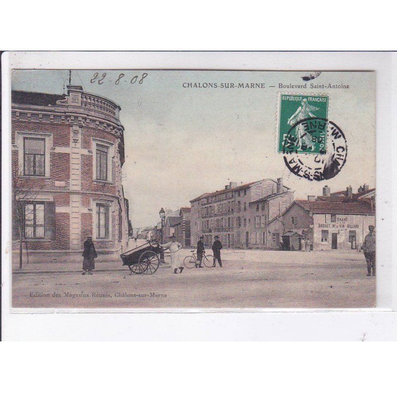 CHALONS-sur-MARNE: boulevard saint-antoine - très bon état