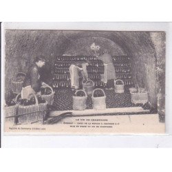 EPERNAY: caves de la maison C. Gauthier et Cie, mise en masse du vin de champagne - très bon état