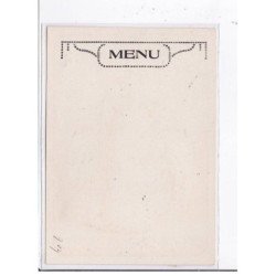 PUBLICITE : menu "crême de bananes" - Marie Brizard et Roger à Bordeaux - très bon état