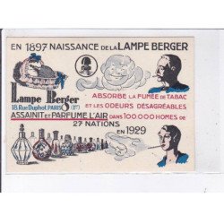 PUBLICITE : la lampe Berger assainit et parfume l'air (rue Duphot à Paris) - très bon état