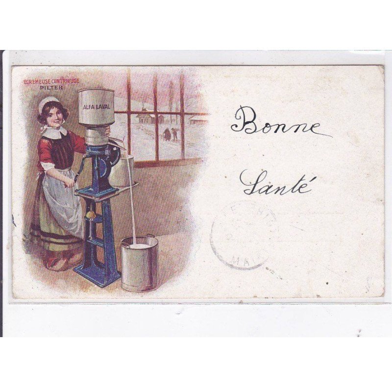 PUBLICITE : Ecremeuse centrifuge Pilter Alfa Laval - état