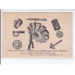 PUBLICITE : petit outillage et appareils de mesure Glaenzer et Perreaud à Paris - très bon état