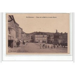 VIC-FEZENSAC : place de la mairie et route d'auch - tres bon état