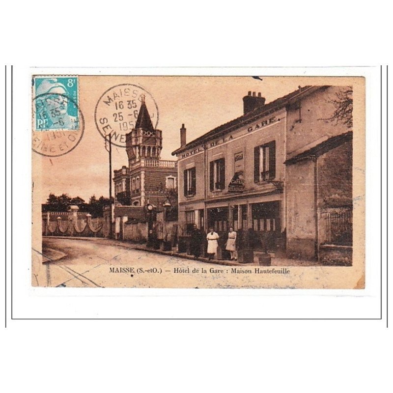 MAISSE : hotel de la gare : maison hautefeuille - tres bon etat