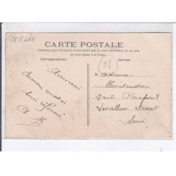 HUIRON: manoeuvres du 5e génie 1906, déviation de vitry-le-françois, prise de vapeur pour marche moutons - état