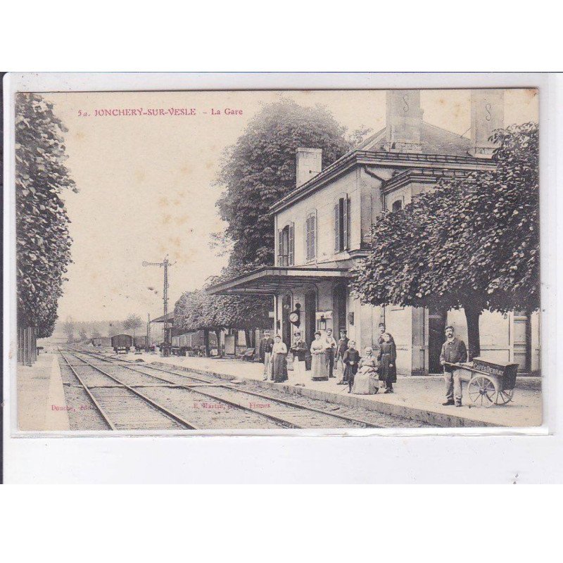 JONCHERY-sur-VESLE: la gare - état JONCHERY-sur-VESLE: la gare - état