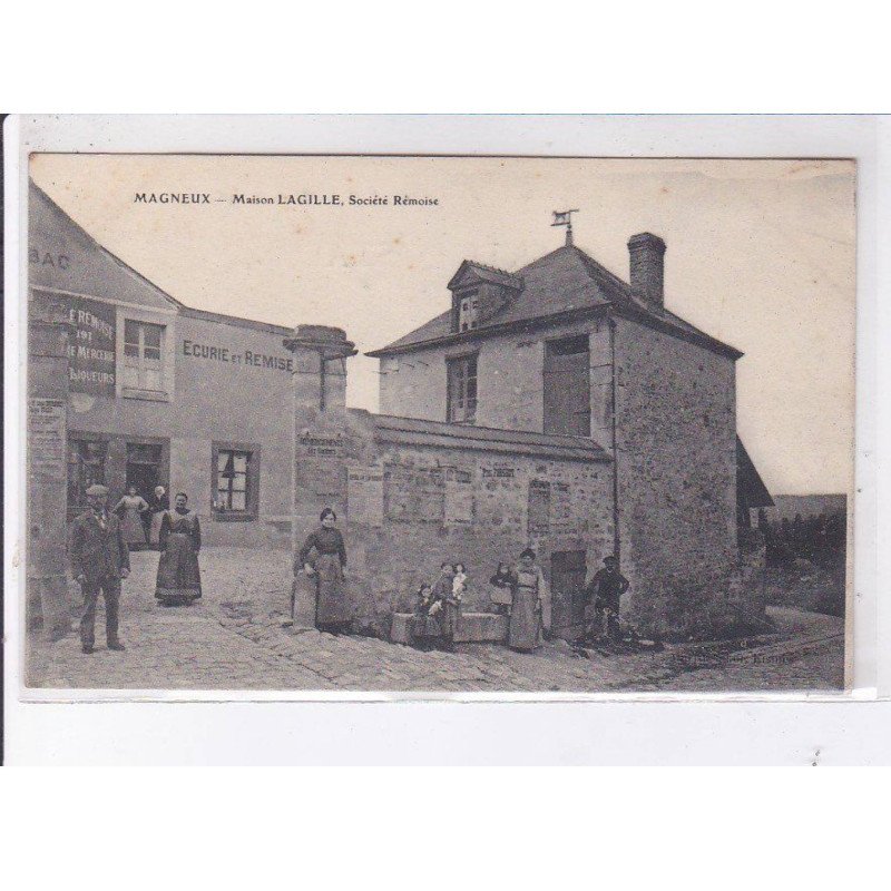 MAGNEUX: maison lagille, société rémoise, écurie et remise - très bon état MAGNEUX: maison lagille, société rémoise, écurie et remise - très bon état