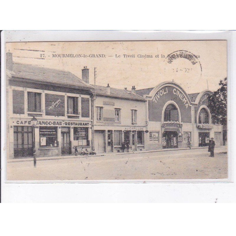MOURMELON-le-GRAND: le tivoli cinéma et la salle des fêtes, tango-bar, café - très bon état