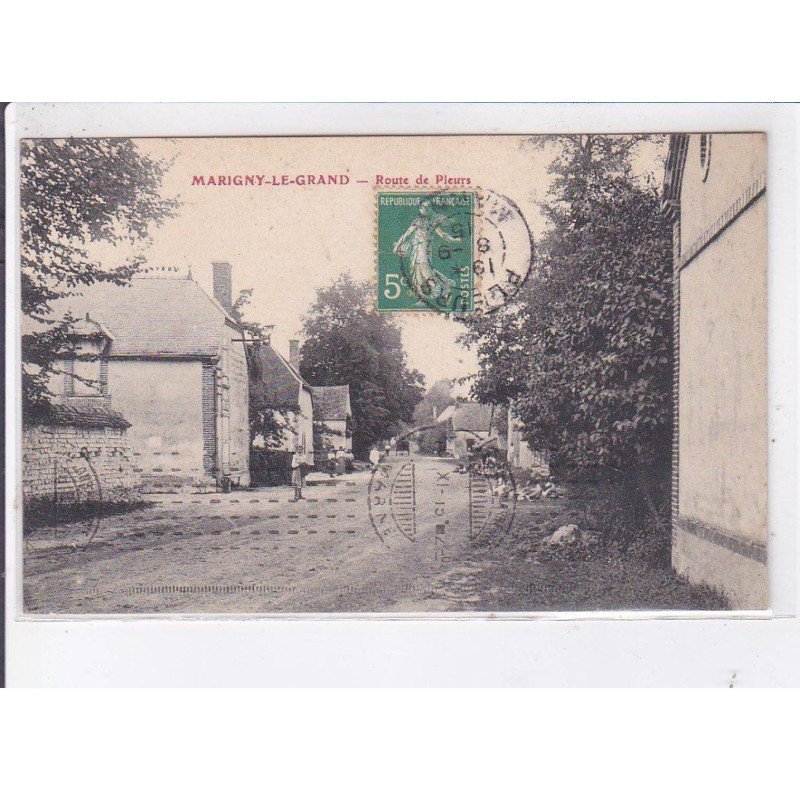 MARIGNY-le-GRAND: route de pleurs - très bon état