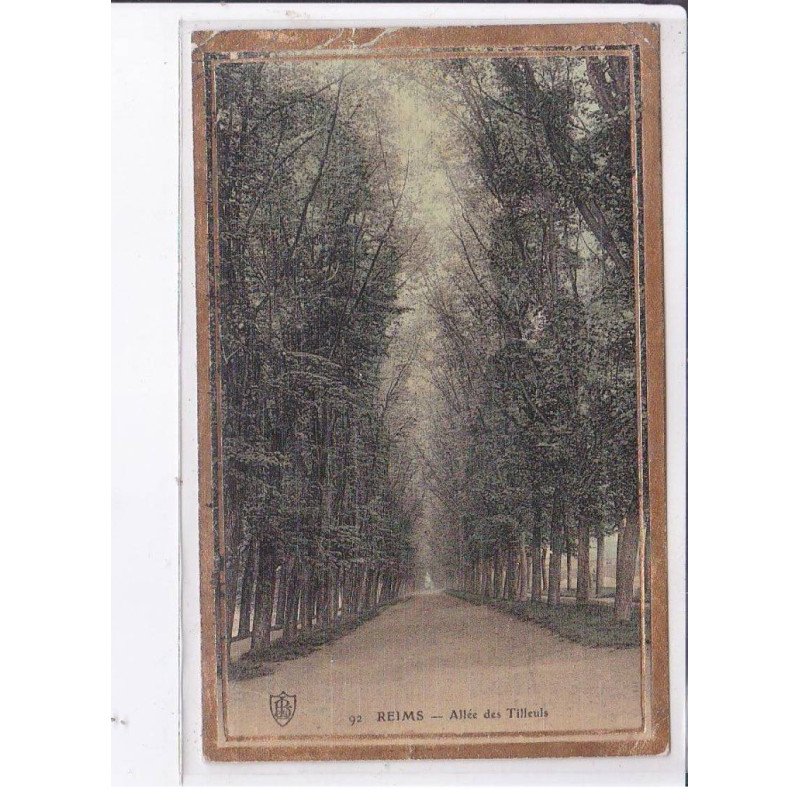 REIMS: allée des tilleuls - état